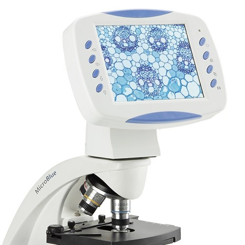 Microscop optic cu ecran LCD