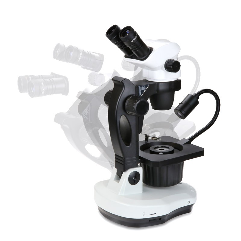 Stereomicroscop binocular NexiusZoom pentru gemologie