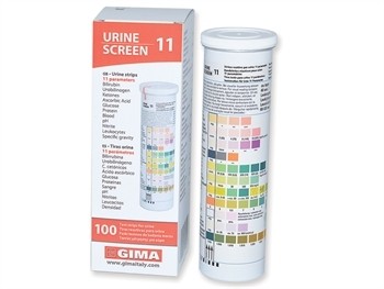 Teste Urina – 11 parametri, tub cu 100 lame