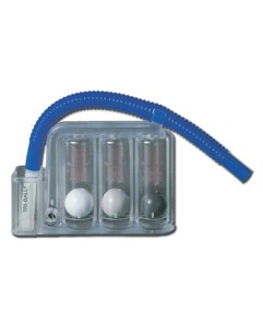 Dispozitiv pentru exercitii de respiratie TRI-BALL